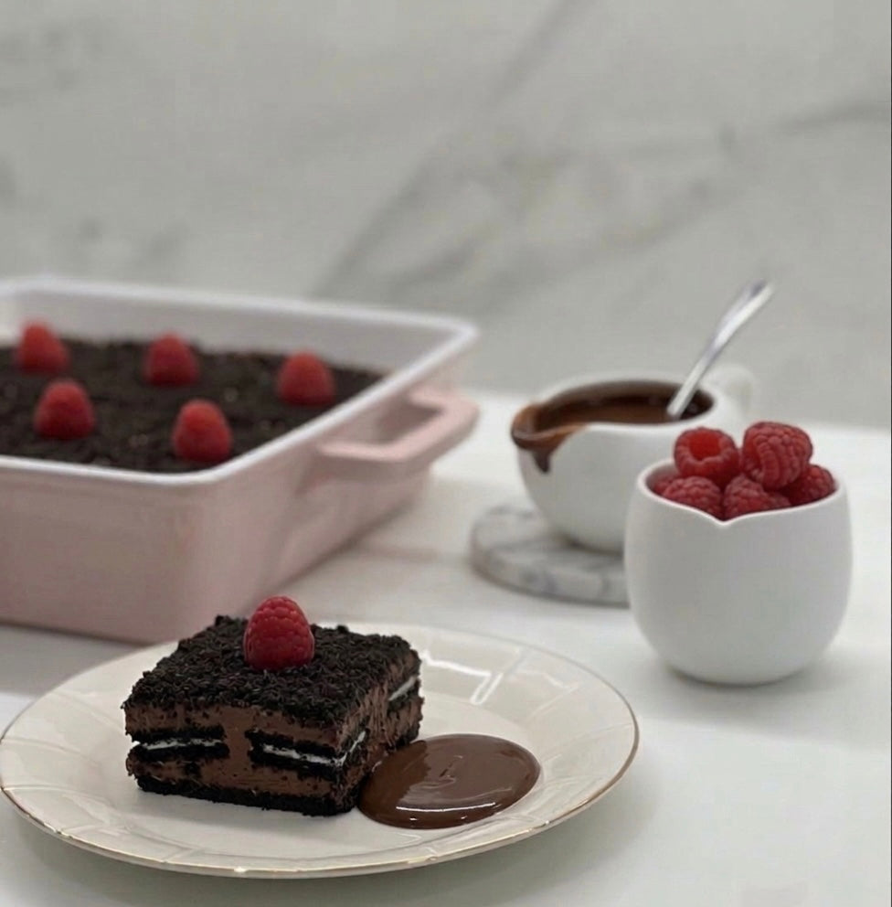Oreo Sanafer Pudding Tray | صينية سنافر أوريو بودينغ