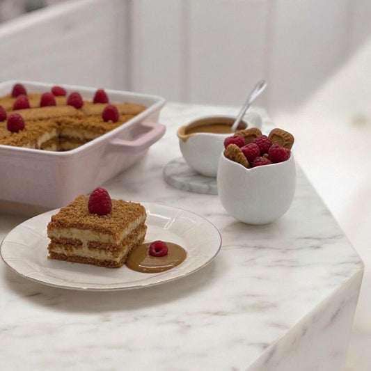 Lotus Sanafer Pudding Tray | صينية سنافر لوتس بودينغ